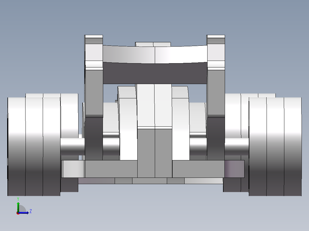 F1玩具车左视图