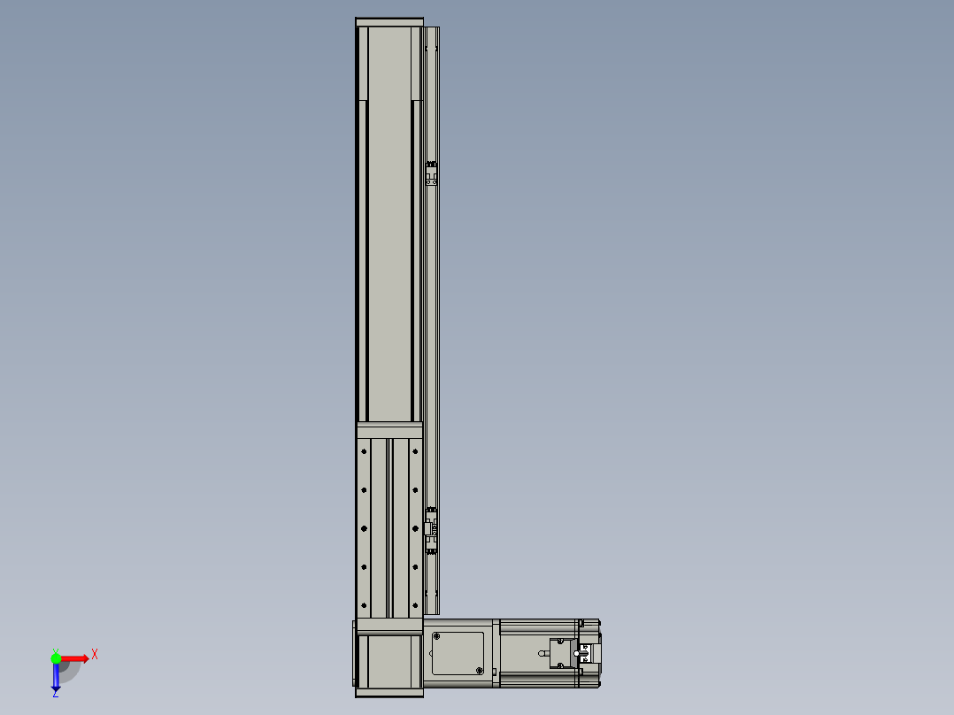 欧规系列-LB8-L150-S400-BL-ZP75-C3俯视图