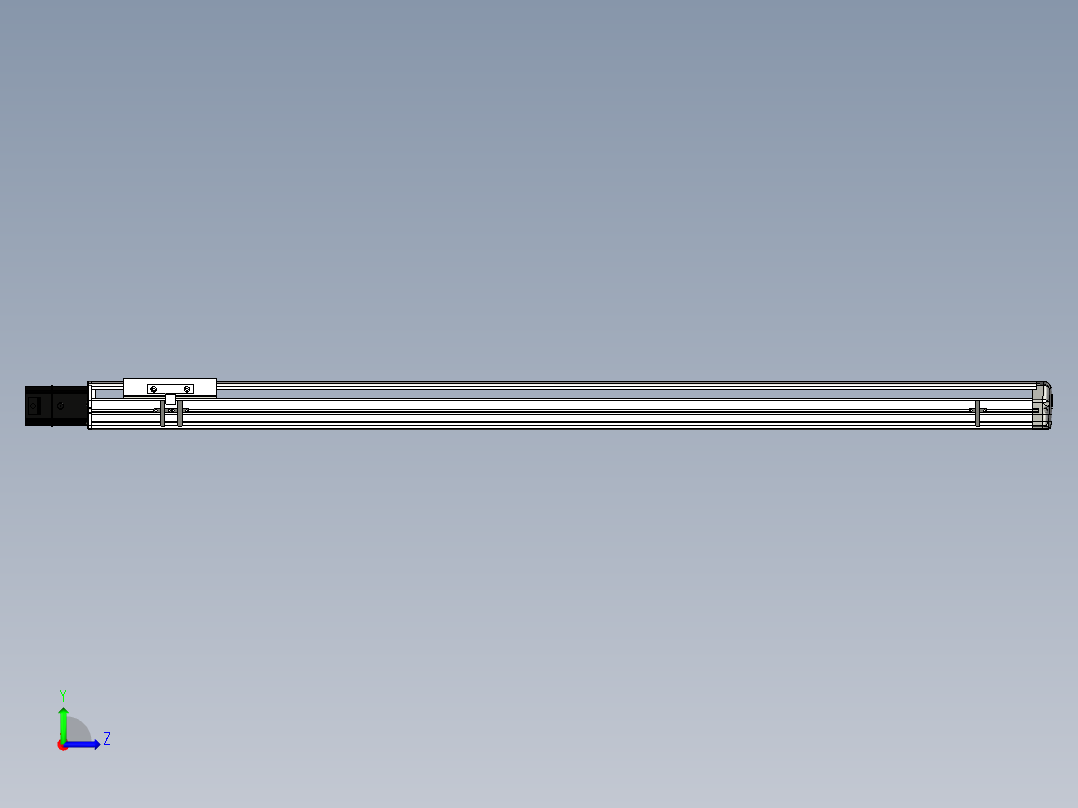 Toyo东佑达直线模组-ETH14-1200-BC-200W左视图