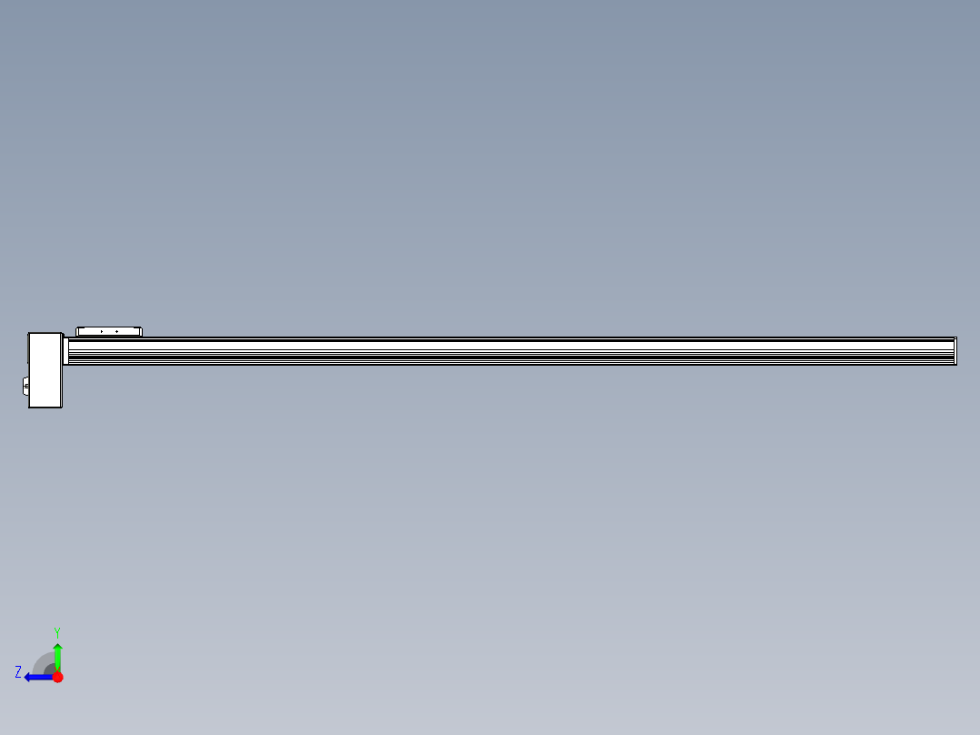 同步带全封闭直线模组TPA-HCB-105D-90-L1550-RP-Y-P20-N3右视图