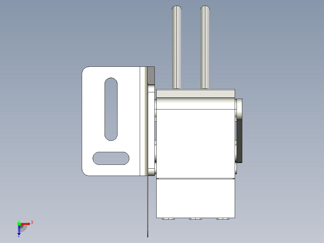 基恩士GV-H45_kc图纸模型俯视图