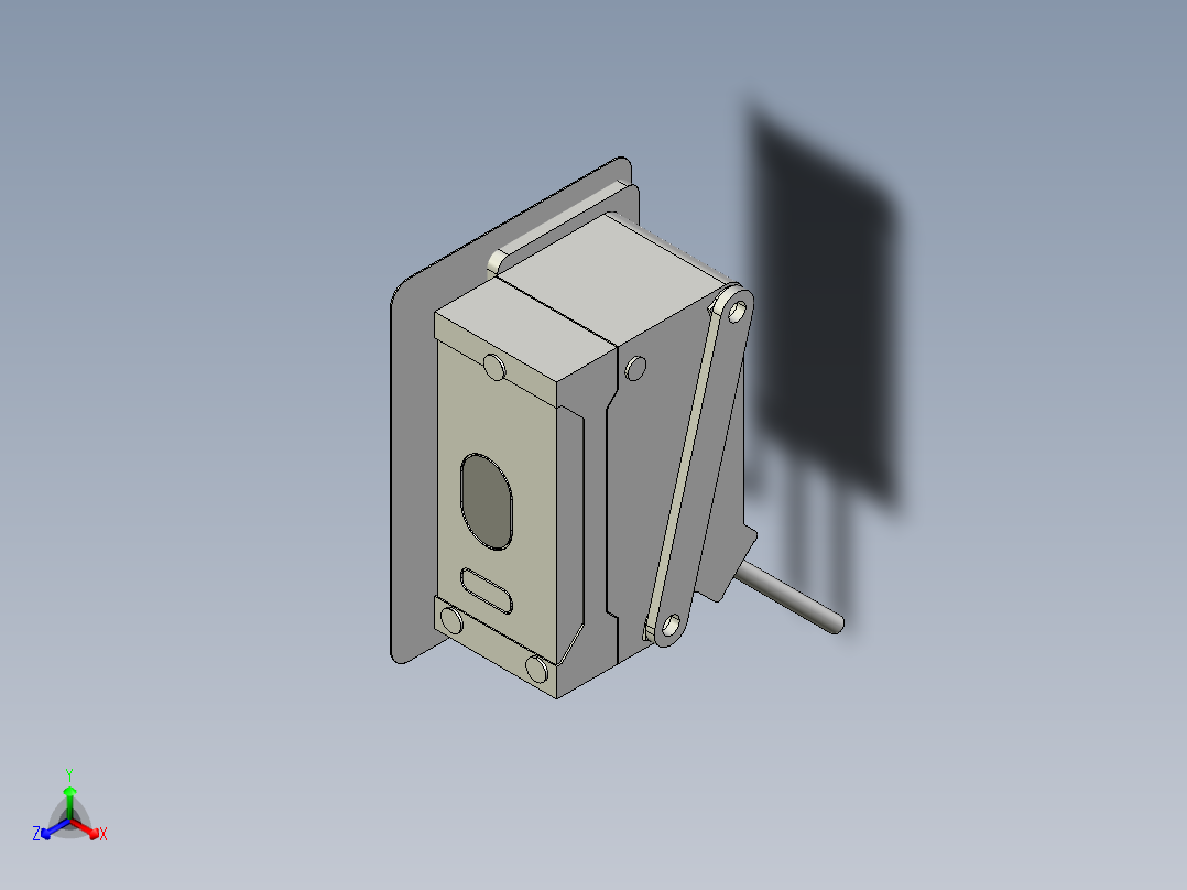 基恩士GV-H45_kc图纸模型正等轴测图