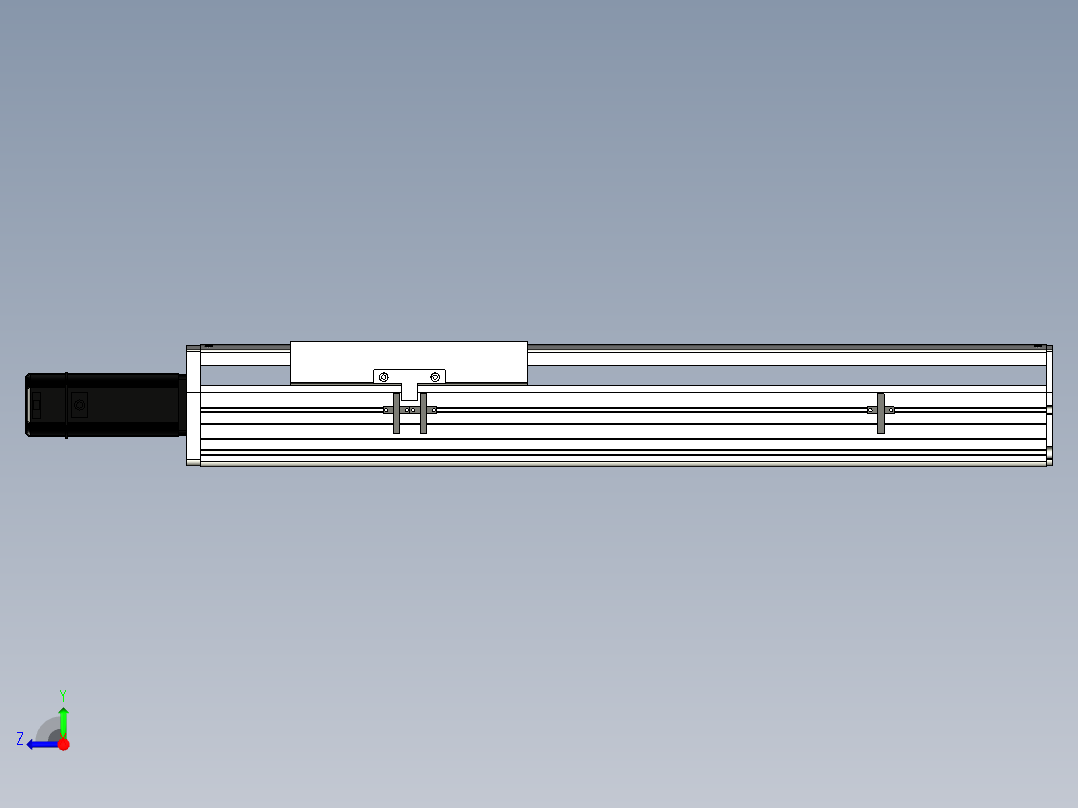 Toyo东佑达直线模组-ETH22-450-BC-400W+煞車右视图
