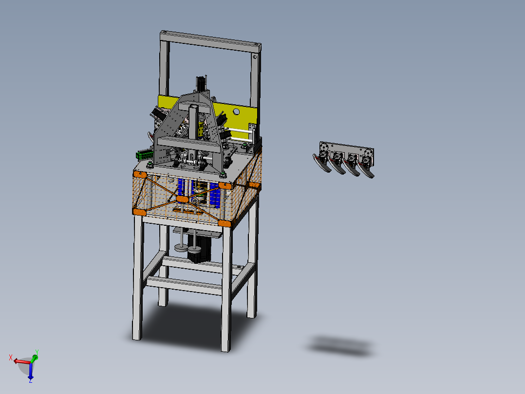 液压阀密封性测试机主视图