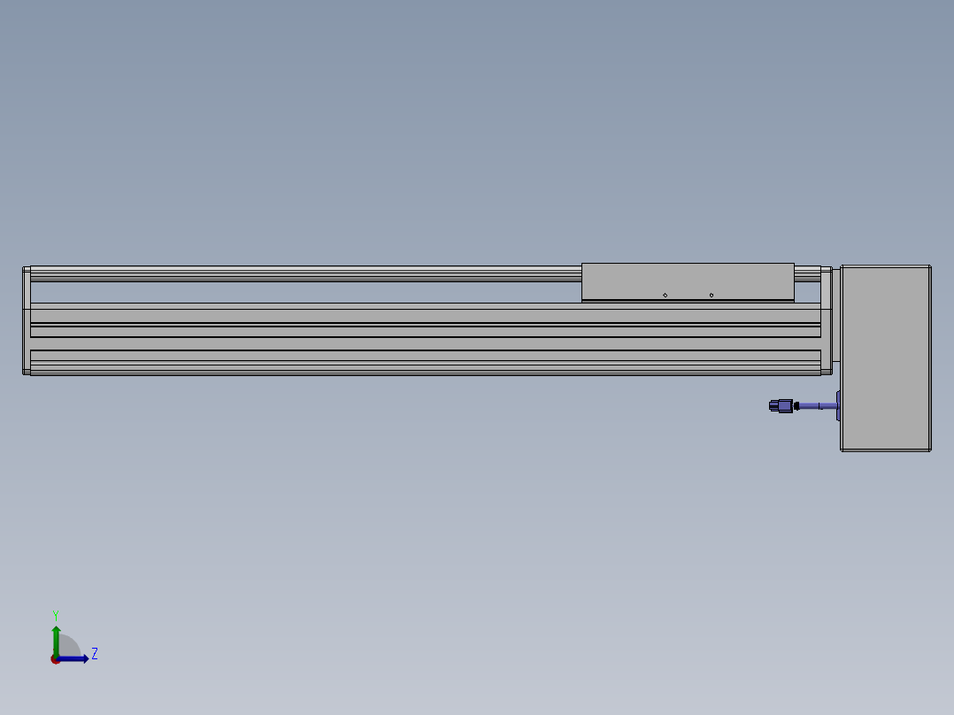 精密模组MT220-L150-500-LD-M75-C4左视图