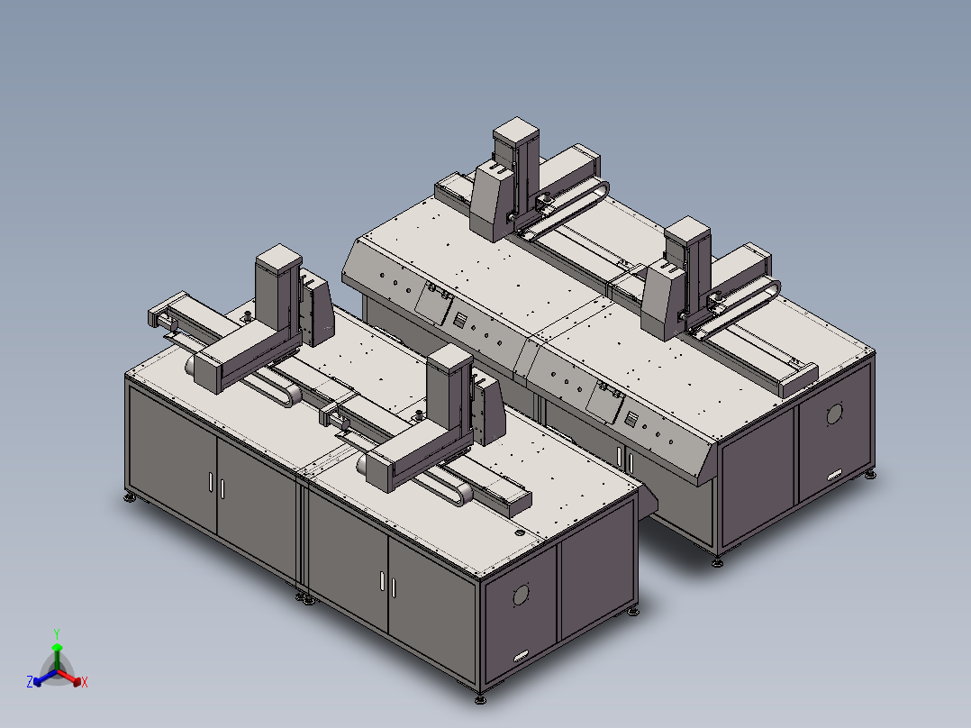 自动化打钉机器正等轴测图