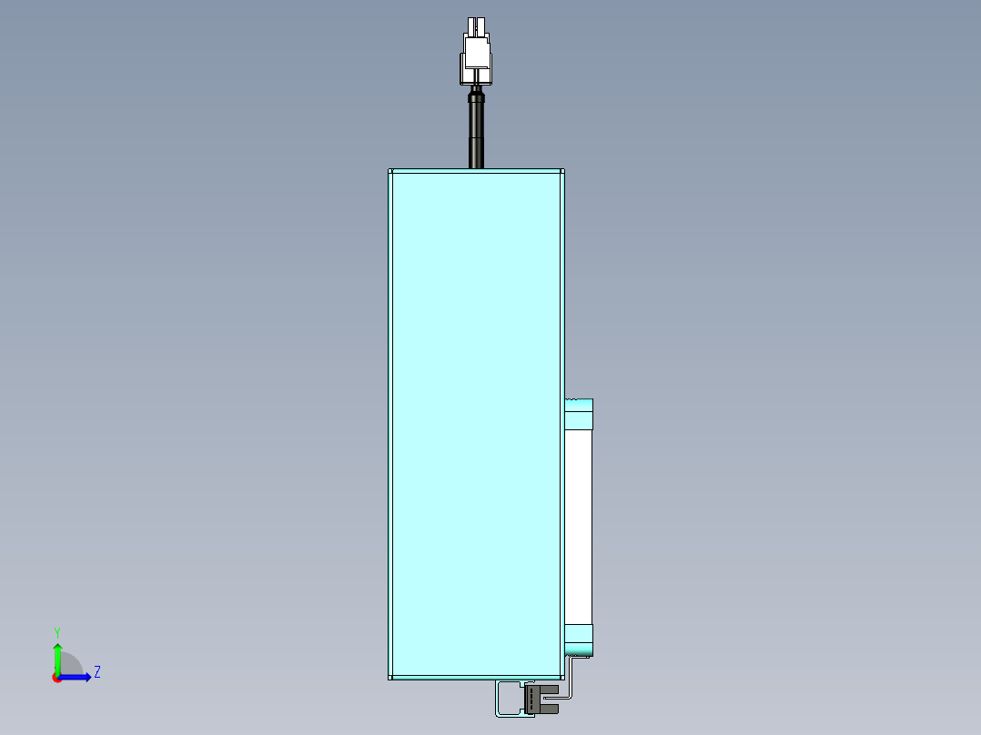 威洛博VC丝杆传动-无尘环境VC14-Lxx-C-S950-BR-ZP40-C3左视图