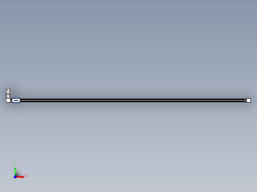 威洛博LB.GB同步带传动--欧规系列GB8-L192-S5100-BR-P75-K前视图