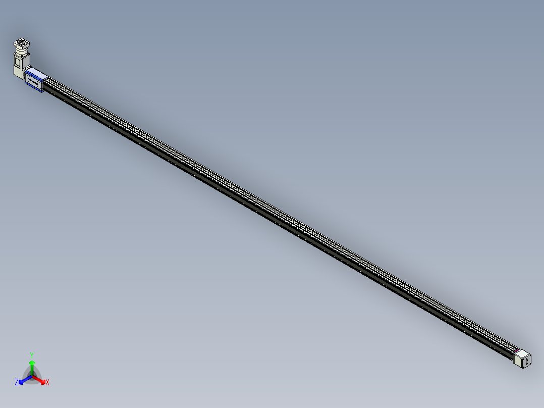 威洛博LB.GB同步带传动--欧规系列GB8-L192-S5100-BR-P75-K正等轴测图