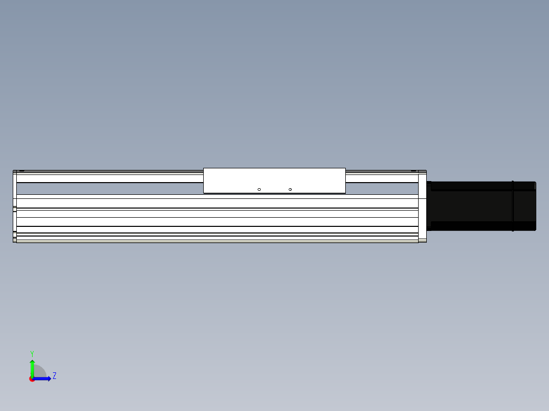 Toyo东佑达直线模组-ETH22-250-BC-750W+煞車左视图
