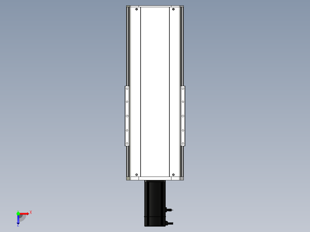 Toyo东佑达直线模组-ETH22-250-BC-750W+煞車俯视图