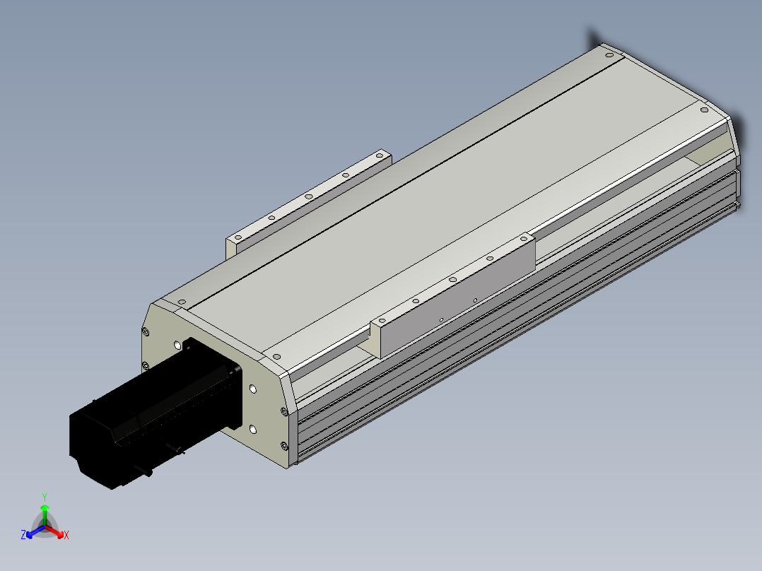 Toyo东佑达直线模组-ETH22-250-BC-750W+煞車正等轴测图