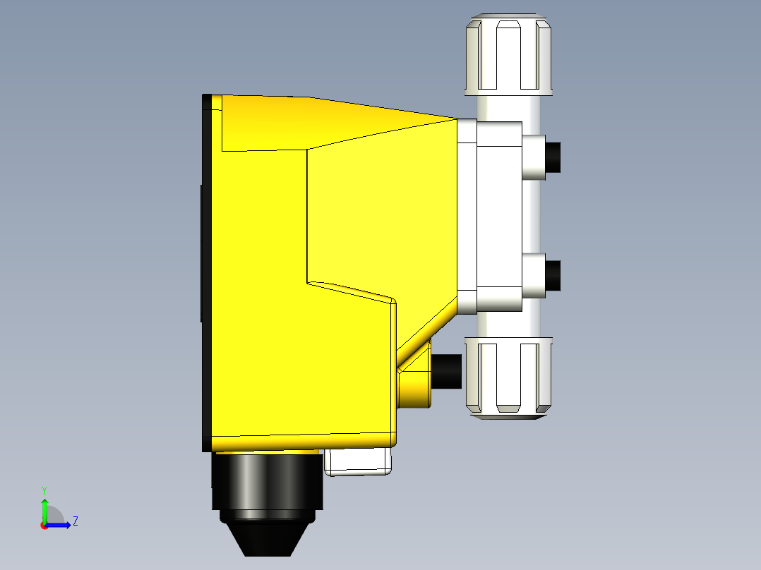 计量泵OLIMPIA低流量左视图