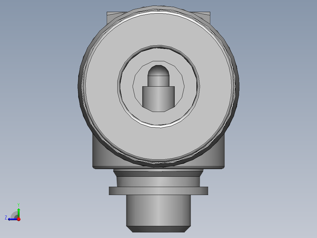 3.亚德客气动接头右视图