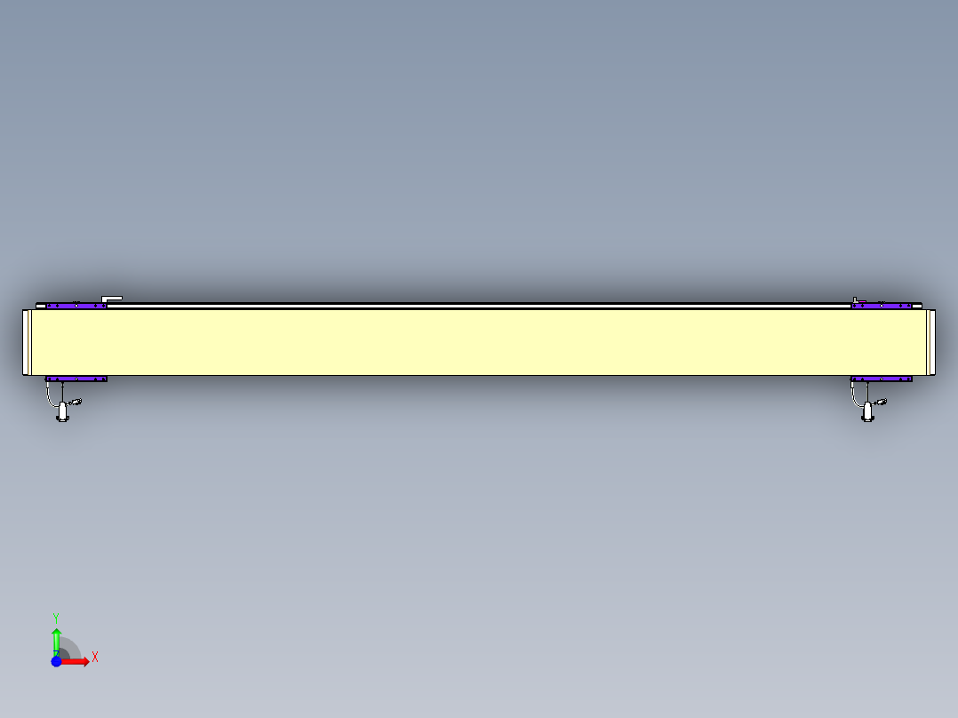 威洛博VL系列直线电机模组-2VL17E2-S1900前视图