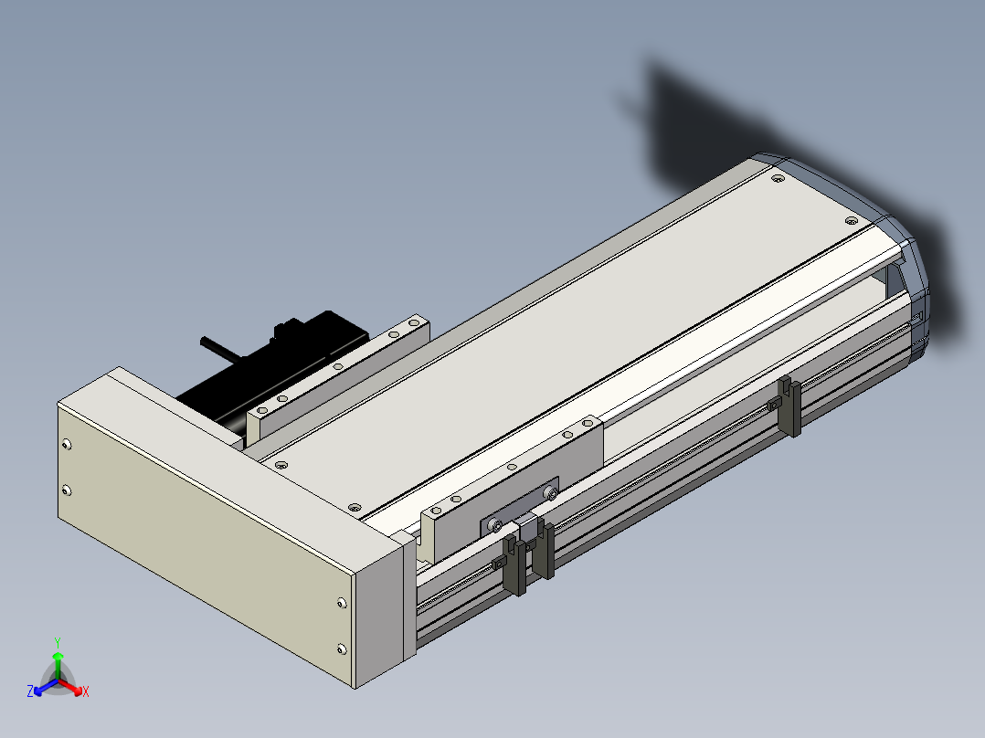 Toyo东佑达直线模组-ETH17-250-BR-M40B正等轴测图