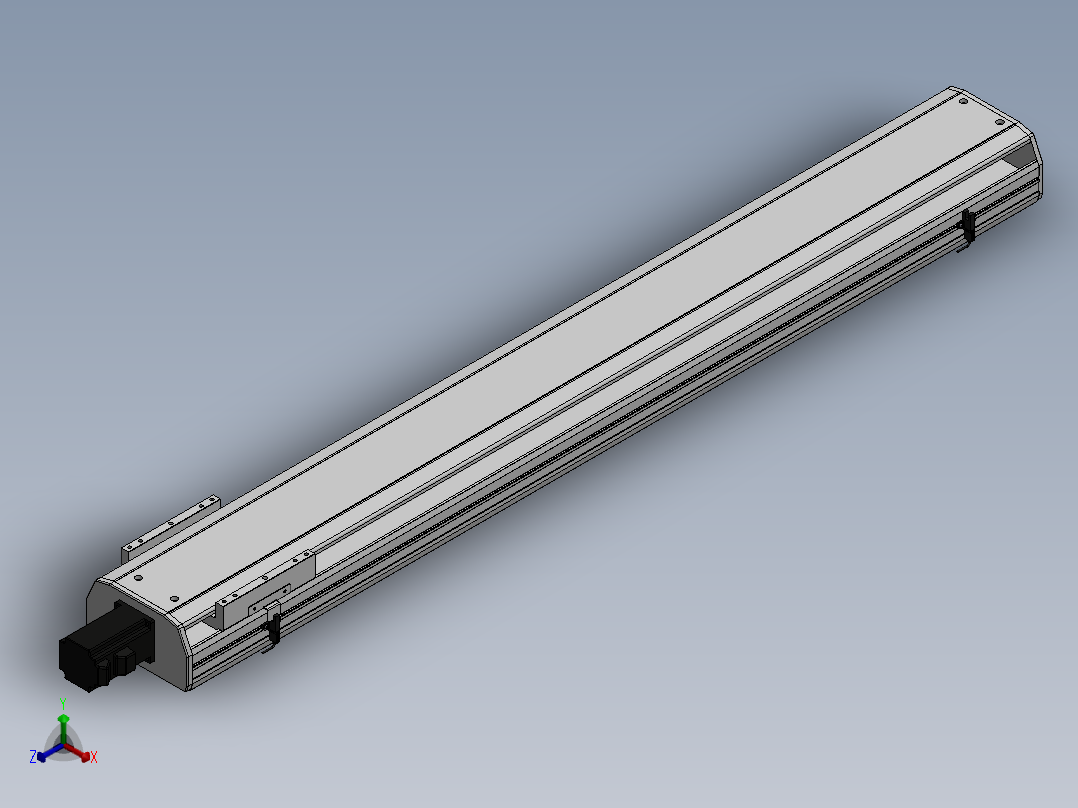 精密模组MY170-T10-1150L-BC-P40B-C4-C正等轴测图