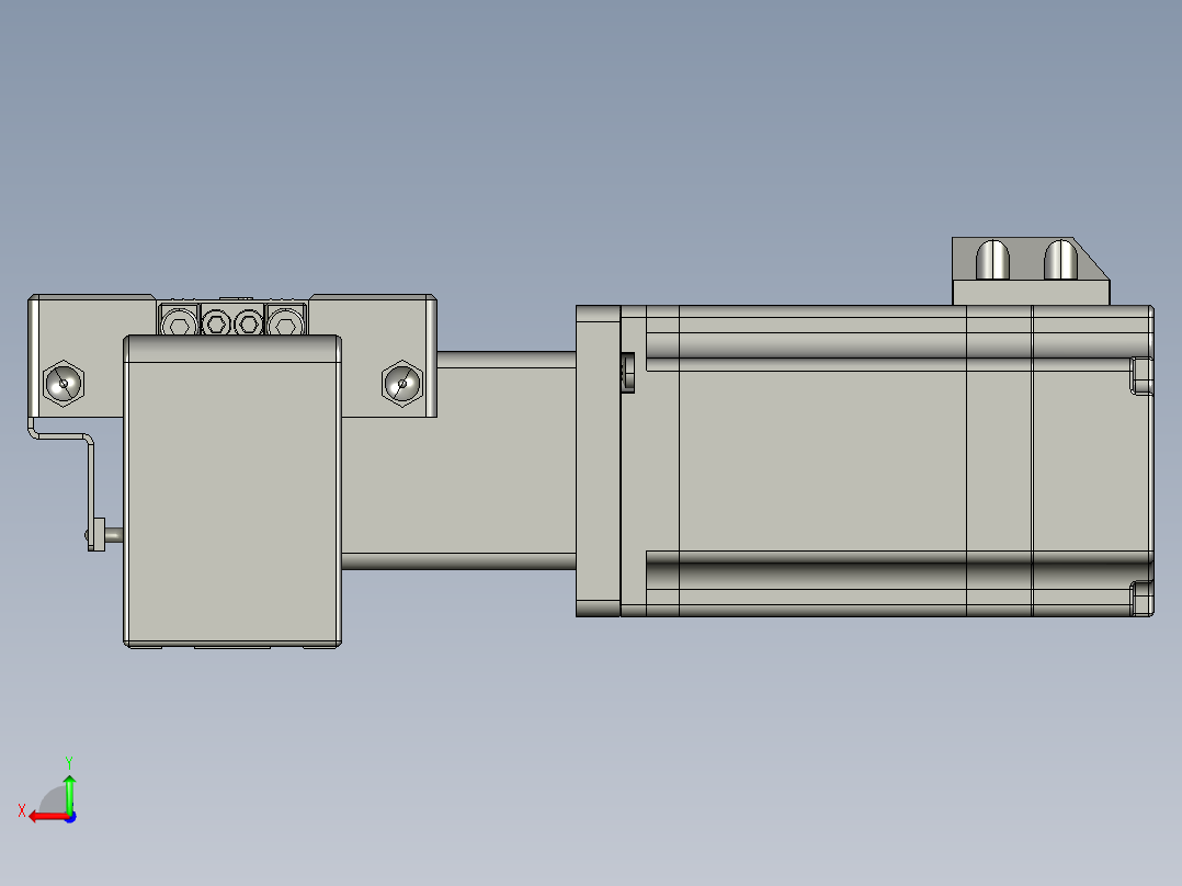 威洛博直线电机模组EB4-L80-S500-R-57-MS3后视图