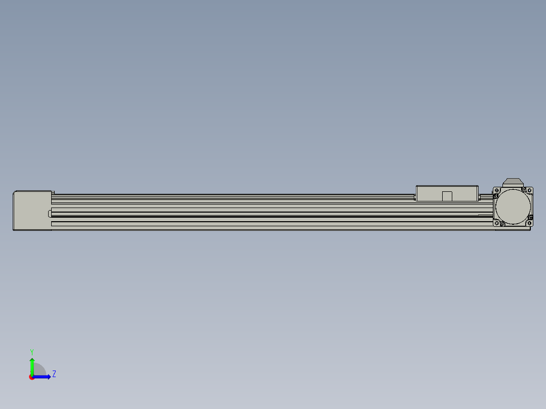 威洛博直线电机模组EB4-L80-S500-R-57-MS3左视图