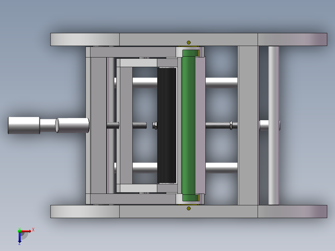 板件柔韧性测试机sw2019可编辑俯视图