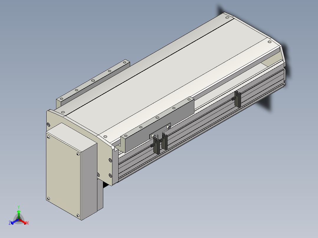 Toyo东佑达直线模组-ETH22-250-BM-400W正等轴测图
