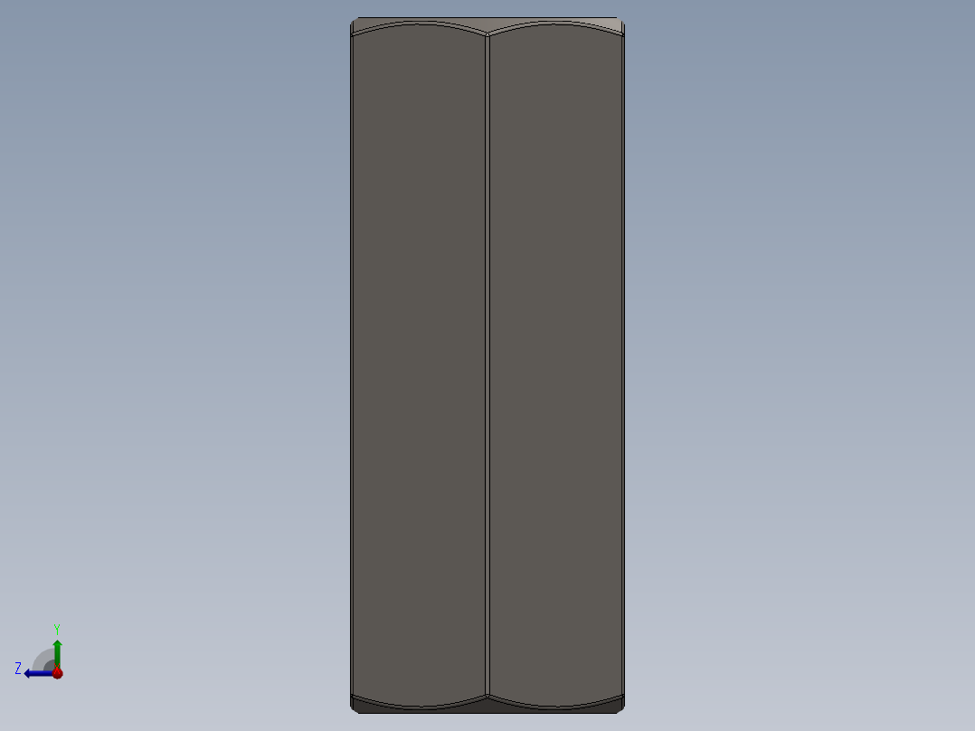 紧固件-0.5000 Coupler右视图