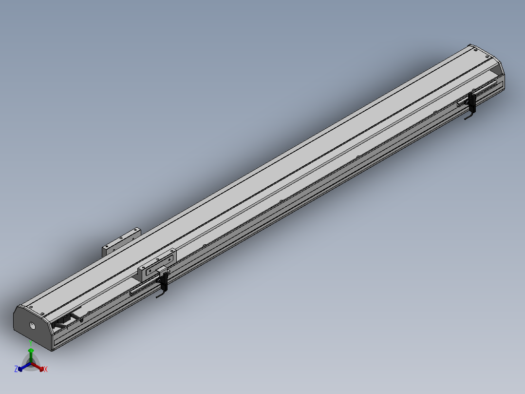 精密模组MY120-T10-800L-M-P10B-C4-C正等轴测图
