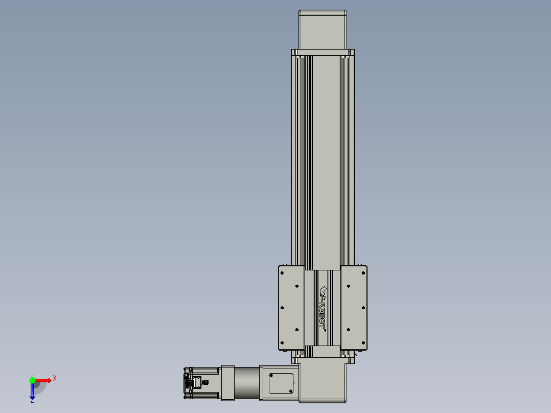 威洛博直线电机模组EB16-L208-S500-R-ZP75-MS3-5K俯视图