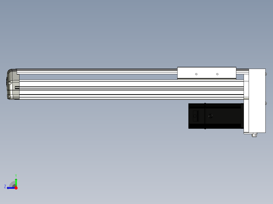 Toyo东佑达直线模组-ETH14-350-BM-200W+煞車右视图