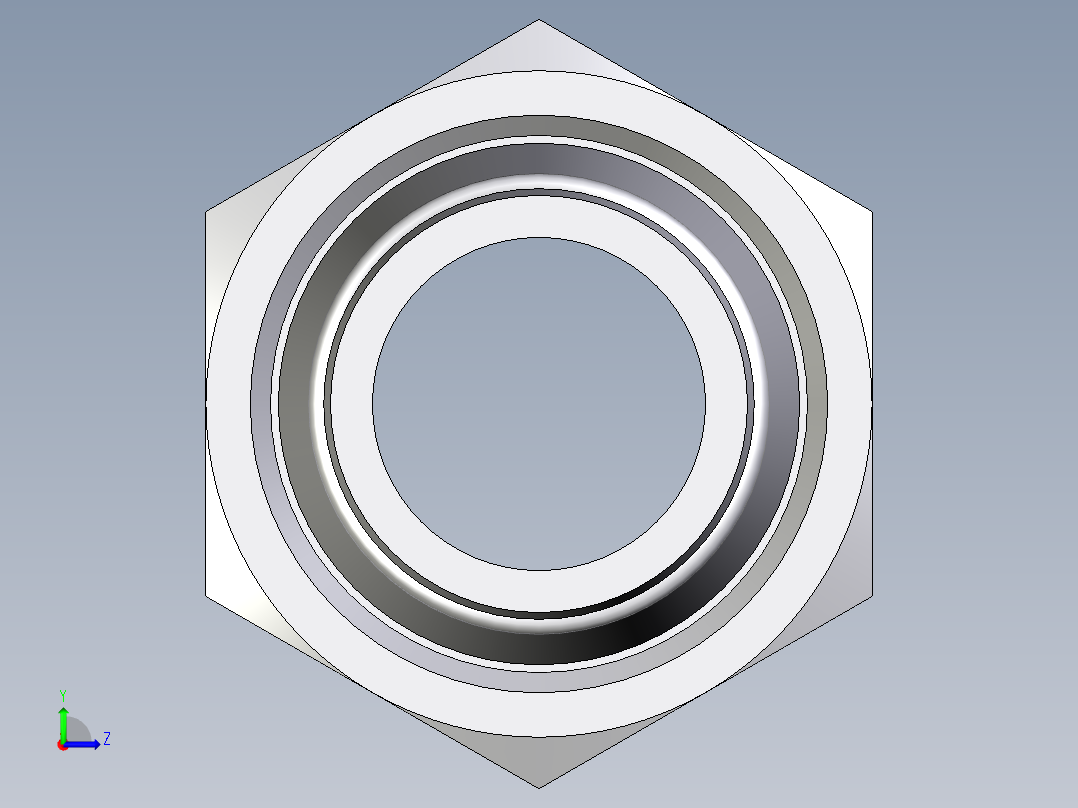 卡套式工业通用硬管接头EO_Distance_piece_adapter_DA38SOMDCF左视图