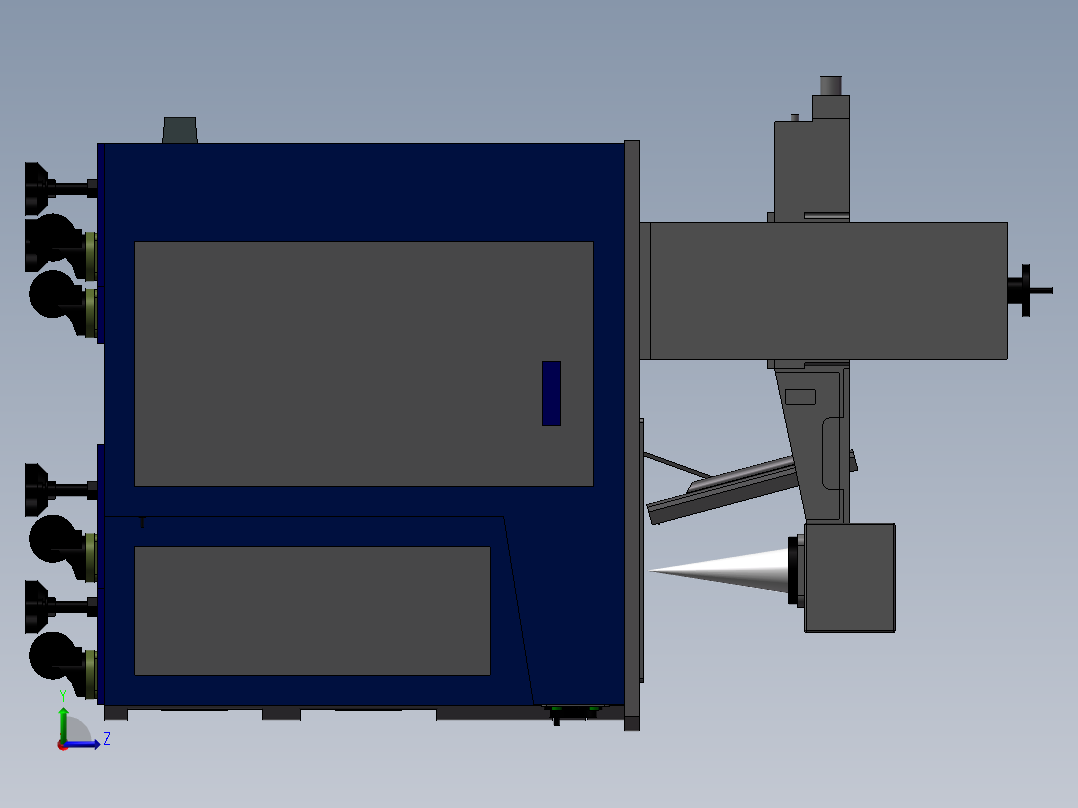EP-12打标机左视图