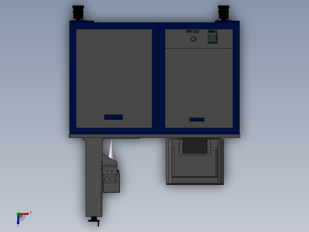 EP-12打标机俯视图