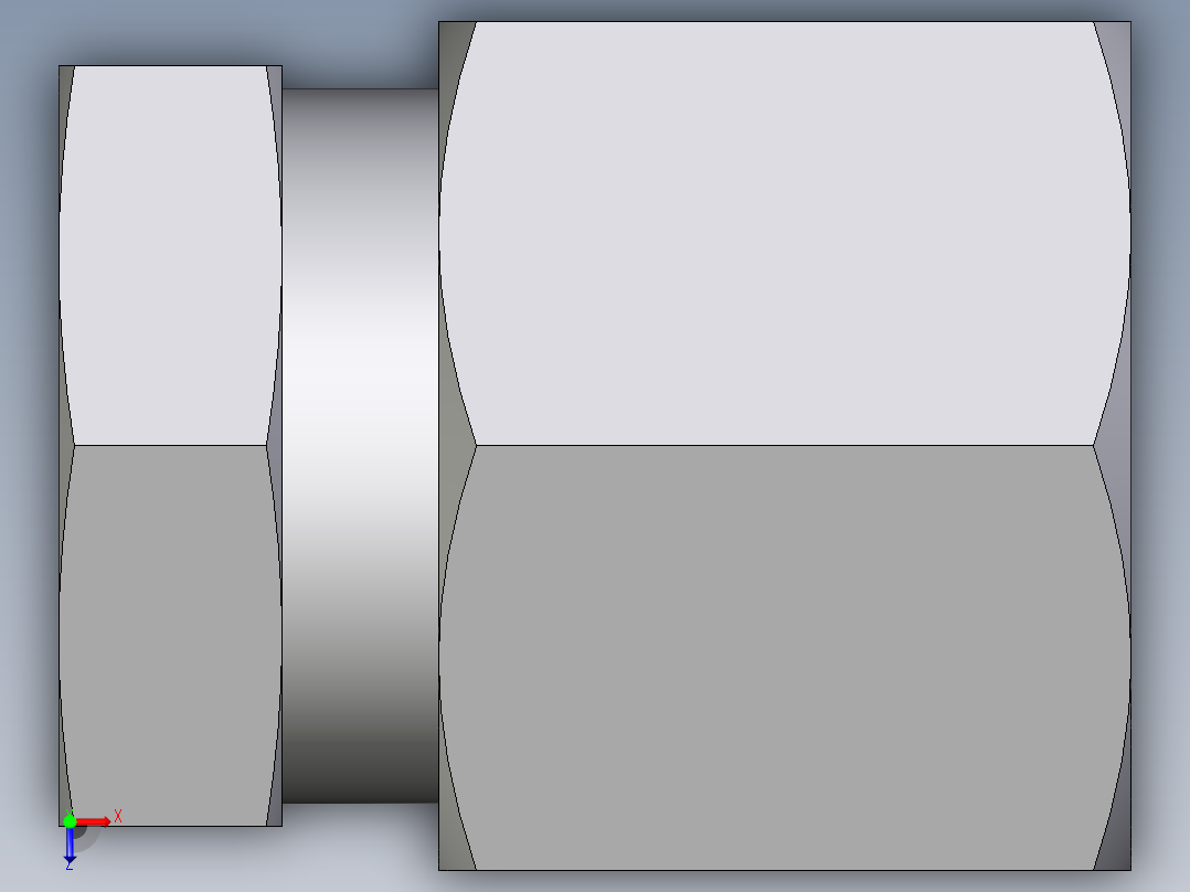 卡套式工业通用硬管接头EO_Blanking_plug_for_tube_ends_ROV10ZLCF俯视图