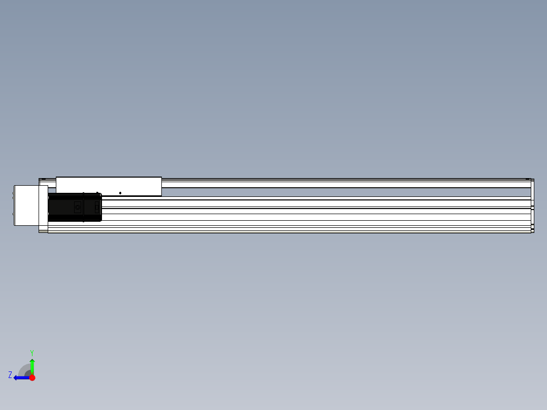 Toyo东佑达直线模组-ETH22-750-BL-400W右视图