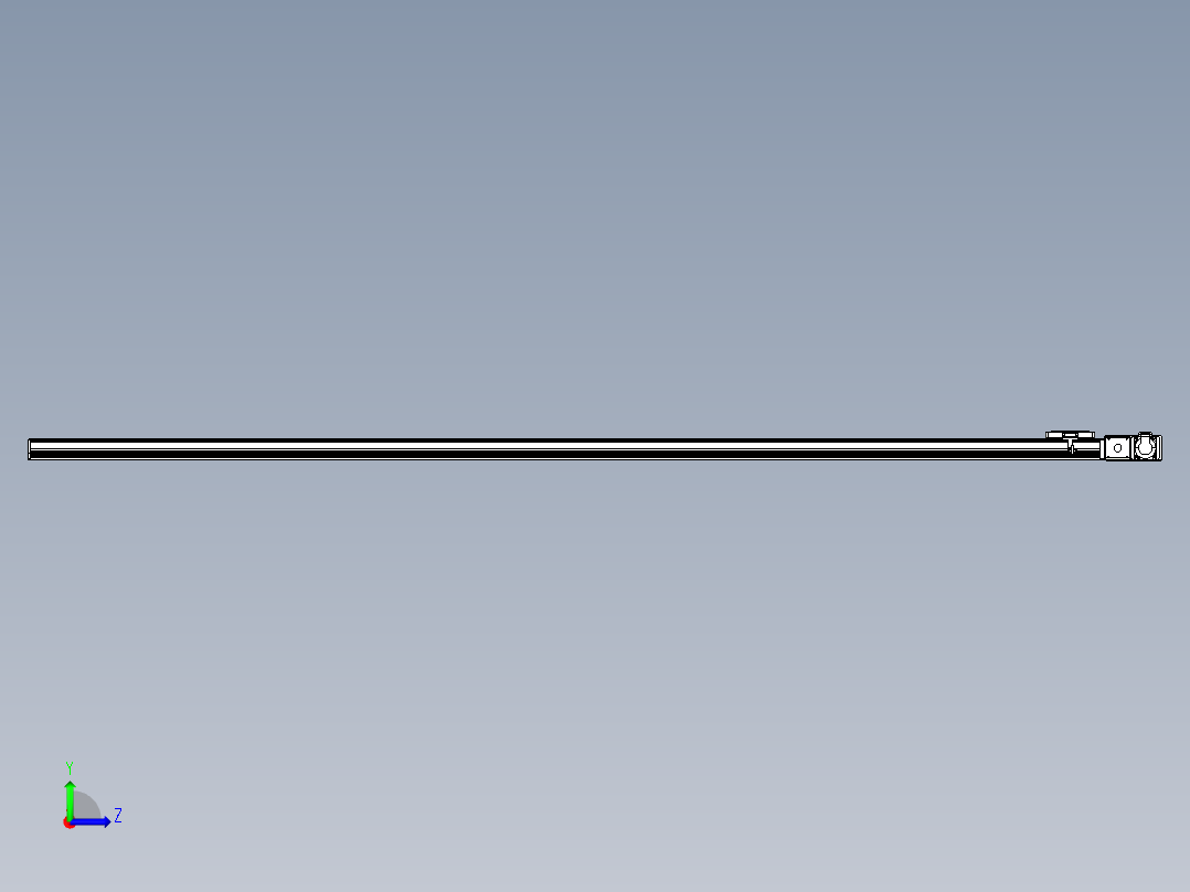 同步带全封闭直线模组TPA-HCB-105D-90-L2650-MR-Y-P20-N3左视图