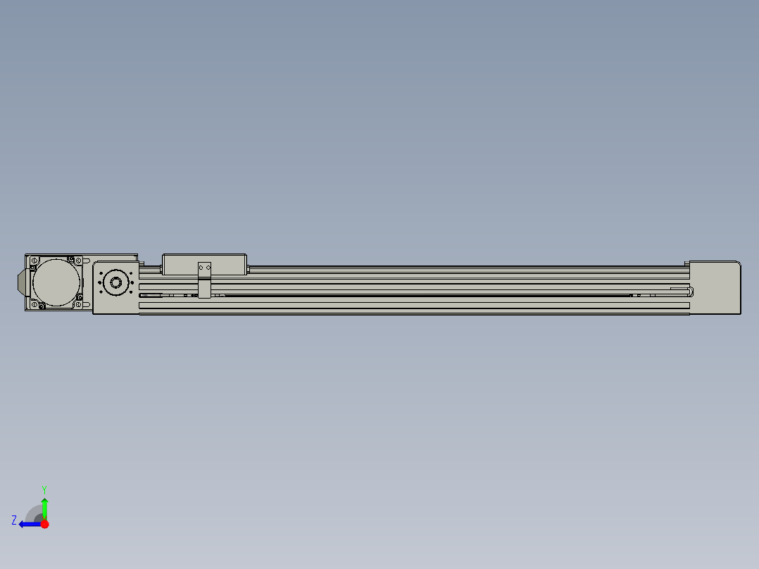 威洛博直线电机模组EB4-L40-S450-BR-57-MS3右视图