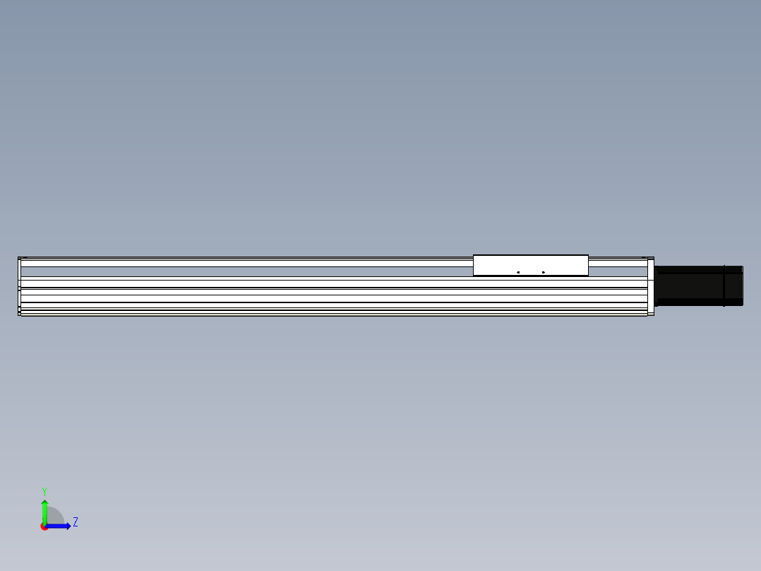Toyo东佑达直线模组-ETH22-850-BC-750W+煞車左视图