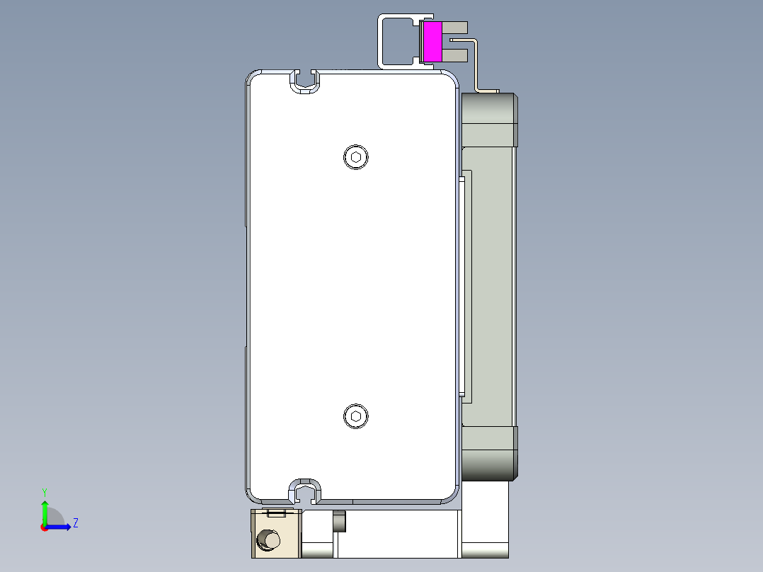威洛博LC系列3d模型模组2LC14S1Y-S900左视图