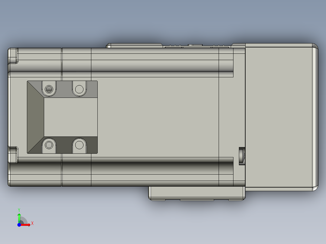 威洛博直线电机模组EB4-L40-S600-BL-57-MS3前视图