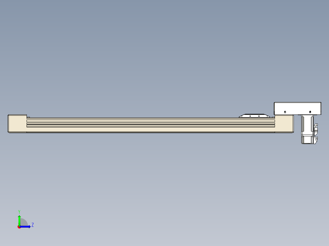 同步带全封闭直线模组TPA-HCB-65S-90-L650-M-C-P10-N3左视图
