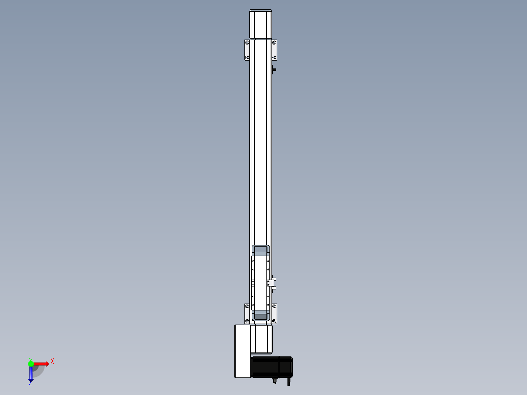 Toyo东佑达直线模组-M65-S-X52-600-L-M40-C4俯视图