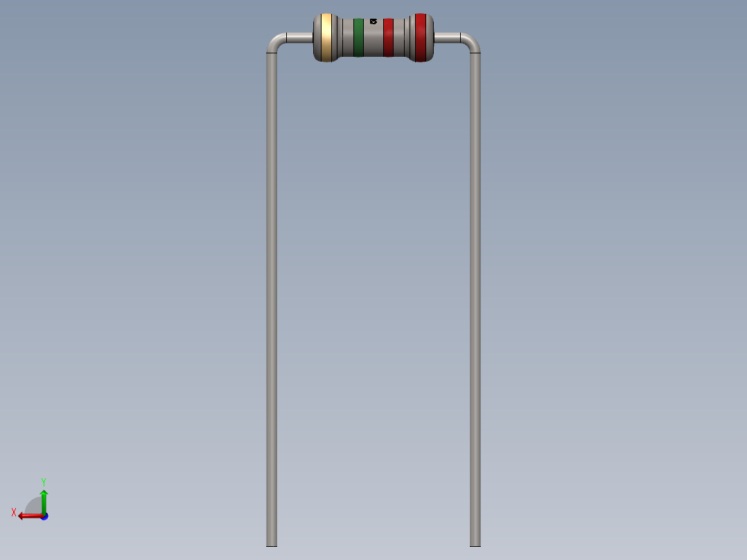 电容器 二极管 电阻器-Resistor 2.2M Ohm后视图
