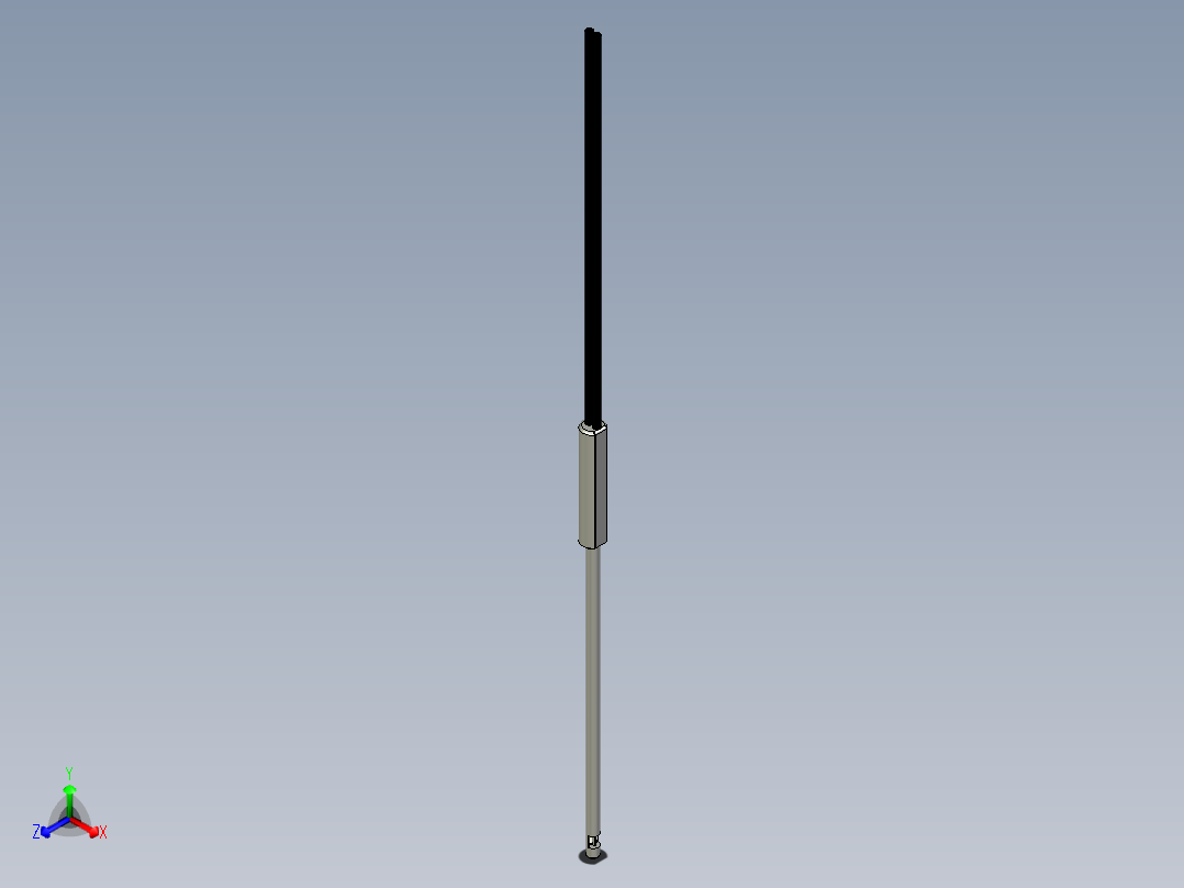 侧视光纤_漫反射型FR-F311-M正等轴测图