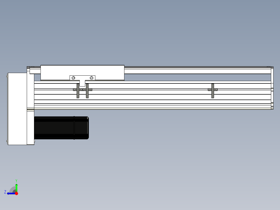 Toyo东佑达直线模组-ETH22-350-BM-400W+煞車右视图