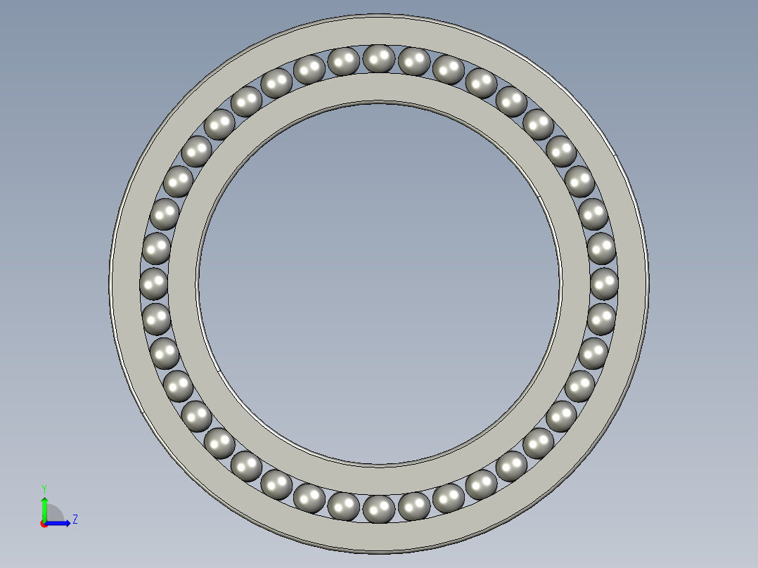 深沟球轴承16032左视图