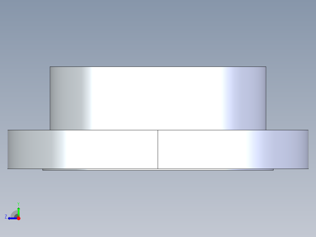 聚氯乙烯配件26-Sch80_Flange Vanstone_SOC_854-080_8in右视图