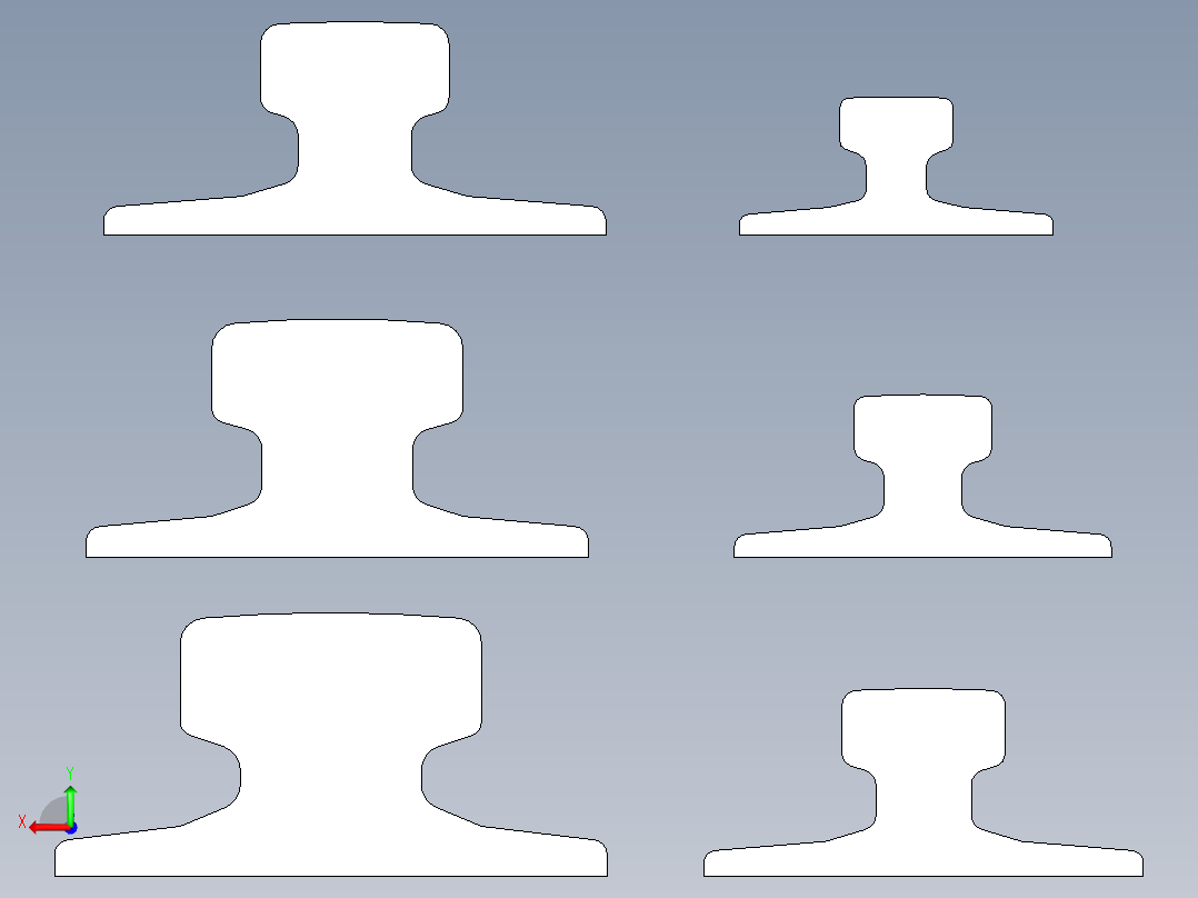 起重机轨道后视图