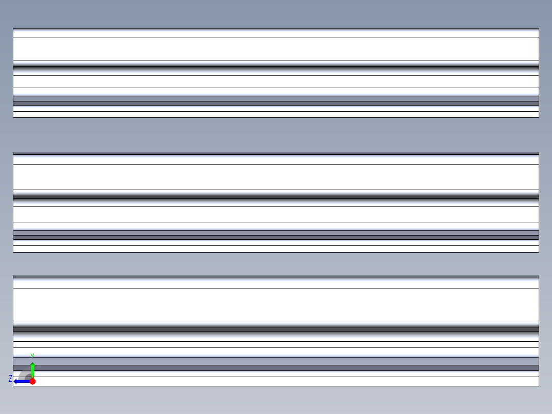 起重机轨道右视图
