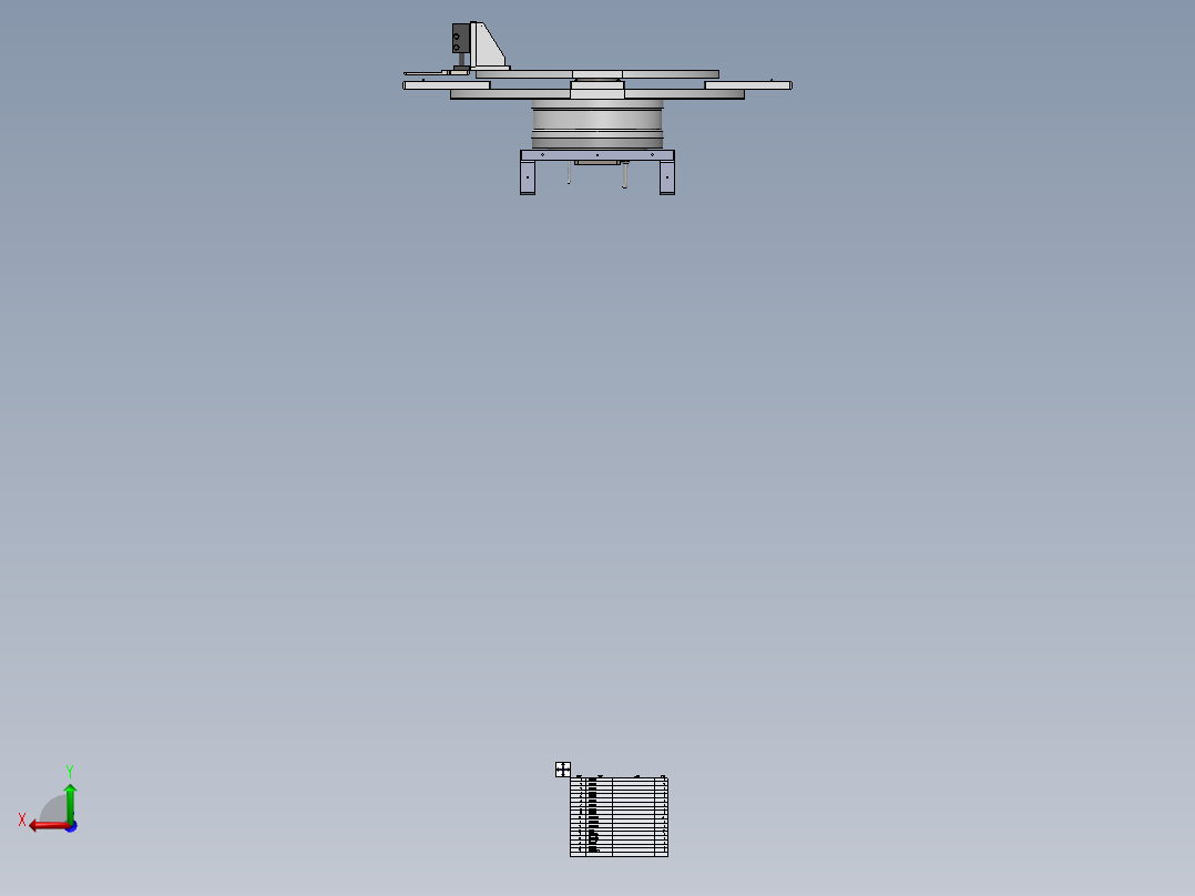DD马达080转盘后视图