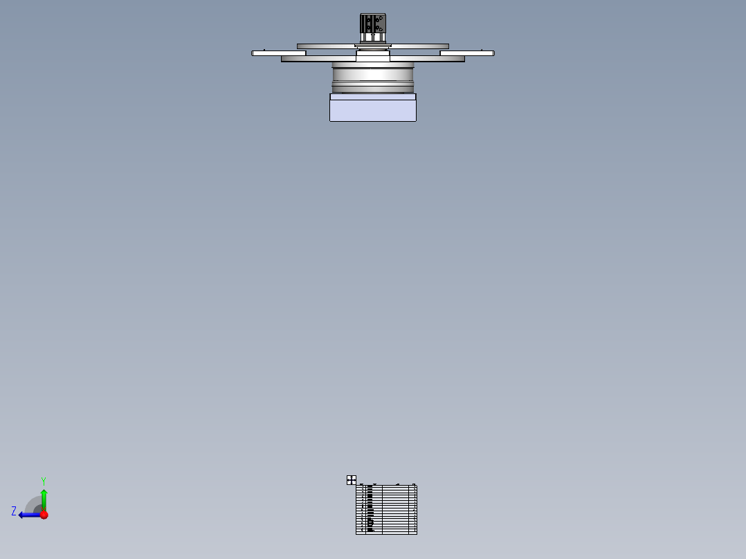 DD马达080转盘右视图